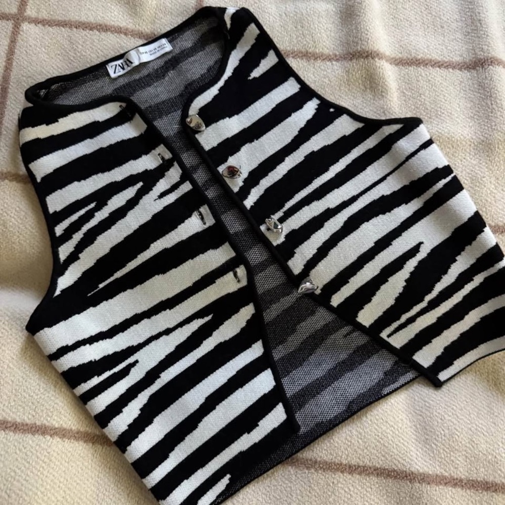 Zara Zebra top